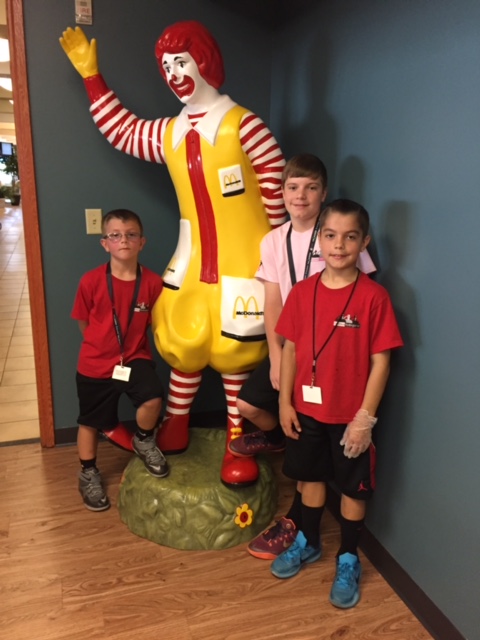 CWA volunteers Ronald McDonald